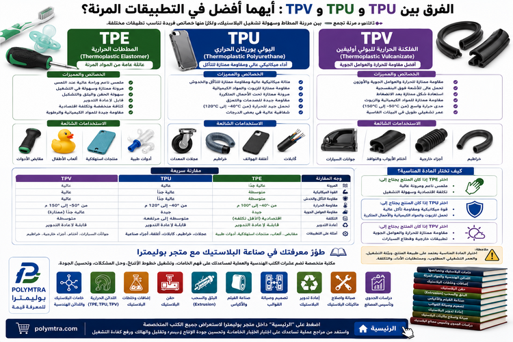 TPE vs. TPU vs. TPV: Which Flexible Material Is Best for Your Application?
