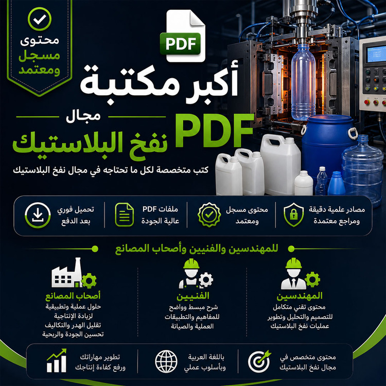 كتب صناعة نفخ البلاستيك