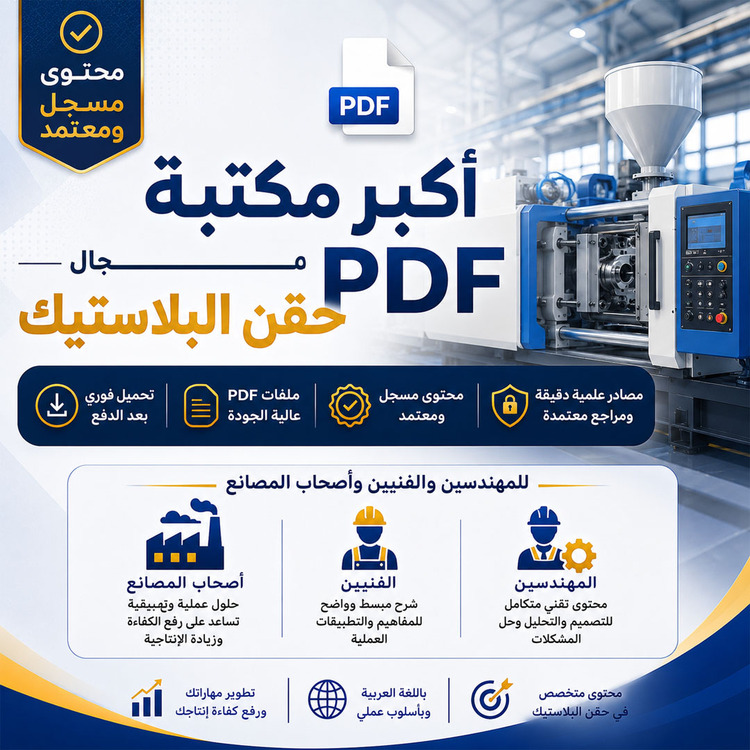 كتب صناعة حقن البلاستيكpdf